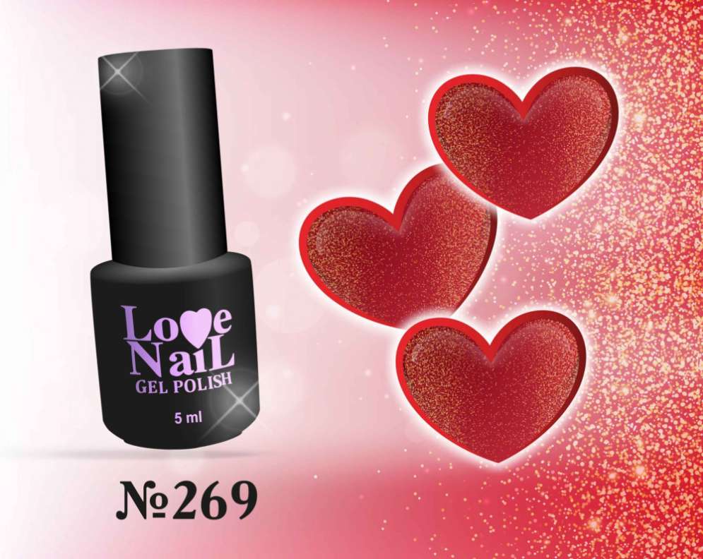 269 LOVE NAIL ГЕЛЬ ЛАК класса Premium                                   