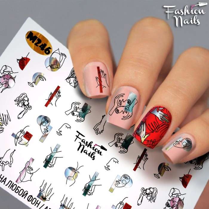 Fashion Nails Слайдер-дизайн METALLIC № 246