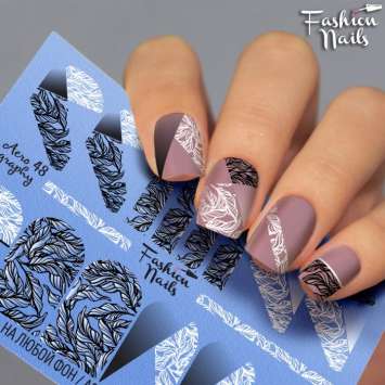 Fashion Nails Слайдер-дизайн AEROGRAPHY № 48