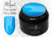 Гель-краска Royal Premium Line Neon Blue 5 ml  