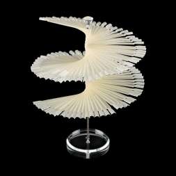 Палитра спираль на подставке 120 ноготков - молочная