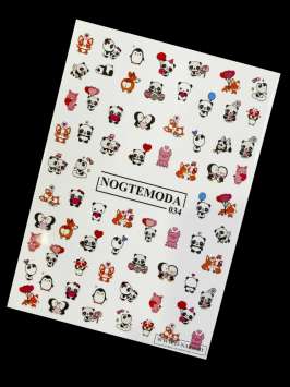 Наклейки Nogtemoda № 034