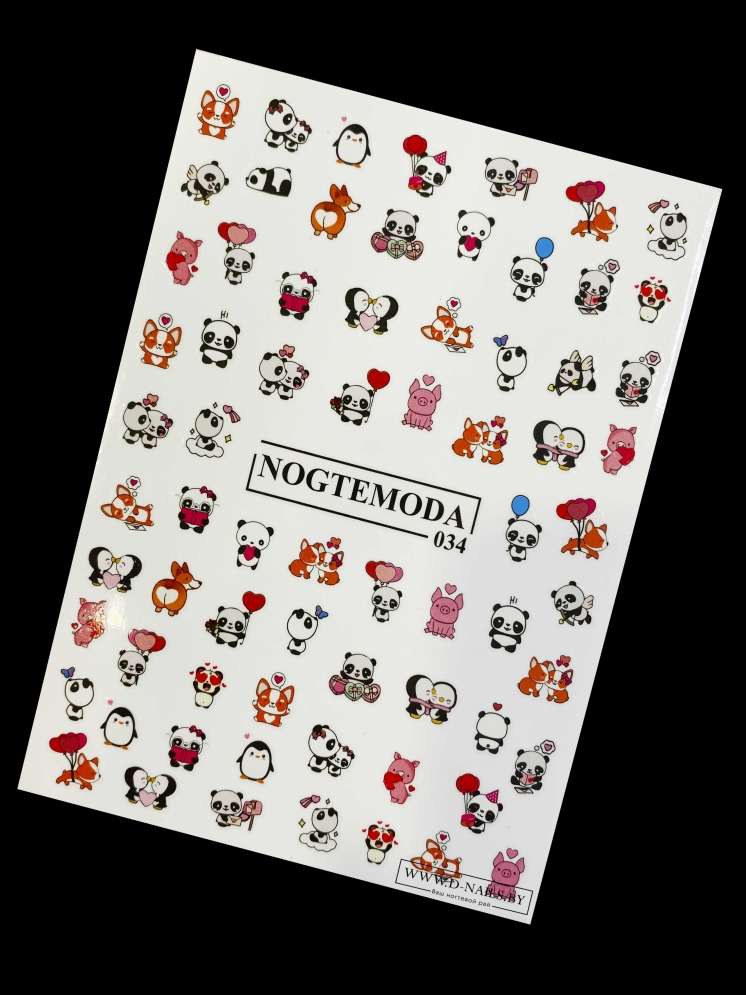 Наклейки Nogtemoda № 034