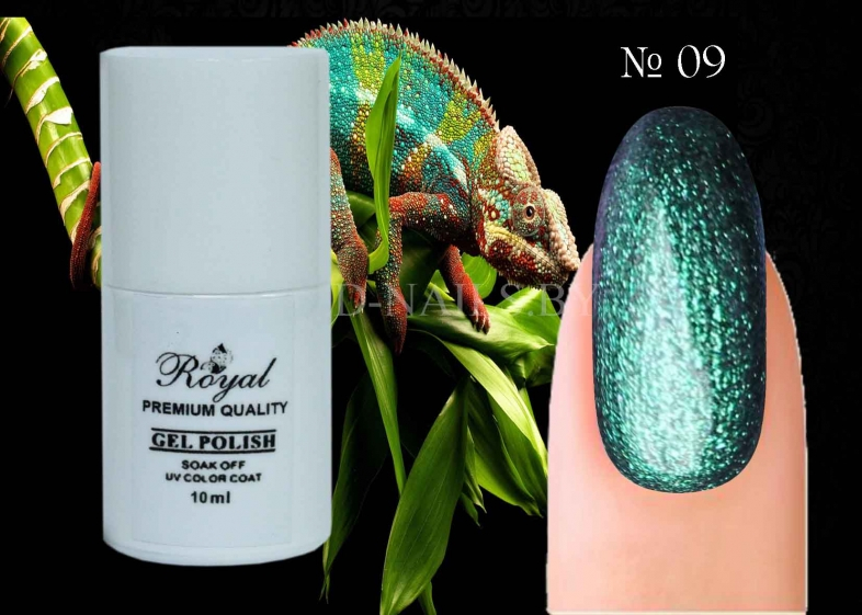 Гель лак ROYAL HAMELEON 10 ml №09