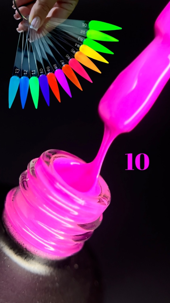 База камуфлирующая ROYAL &quot;НЕОН GLOW IN DARK&quot; NGD10