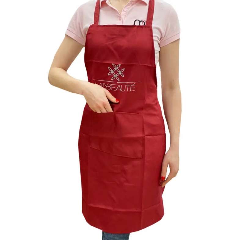 Фартук для мастера LillyBeaute, цвет красный