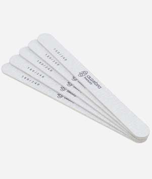 Algebra Beauty Пилки на деревянной основе 180/240 грит L Plus 25 шт    