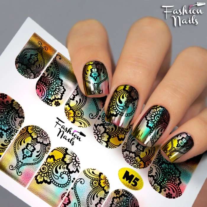 Fashion Nails Слайдер-дизайн METALLIC № 5