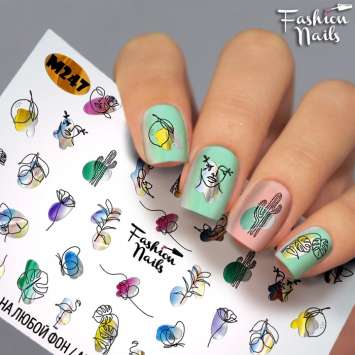 Fashion Nails Слайдер-дизайн METALLIC № 247