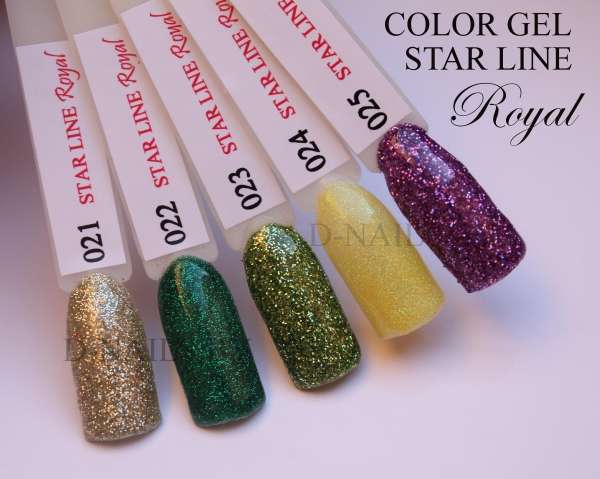 Цветной гель Royal STAR Line 5ml №25