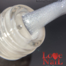 Milky Base Glitter LOVE NAIL