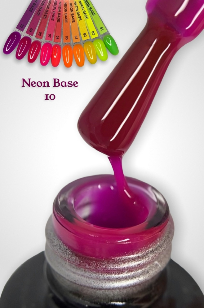 LOVE NAIL Каучуковая камуфлирующая база NEON №10