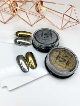 Втирка металлик серебро, Арт.1120