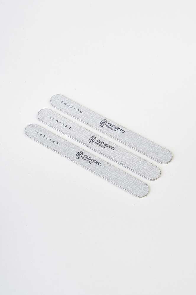 Algebra Beauty Пилки на деревянной основе 180/180 грит M 25 шт    