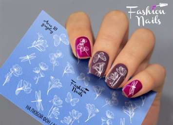 Fashion Nails Слайдер-дизайн AEROGRAPHY № 10