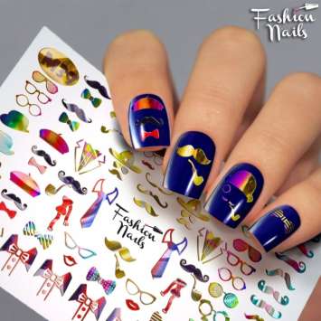 Fashion Nails Слайдер-дизайн METALLIC № 39