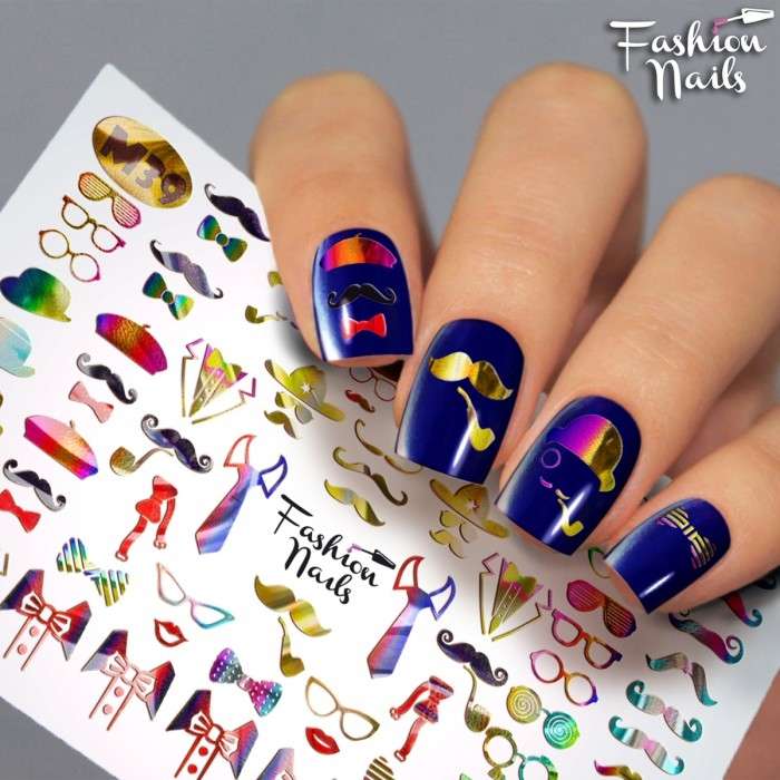 Fashion Nails Слайдер-дизайн METALLIC № 39