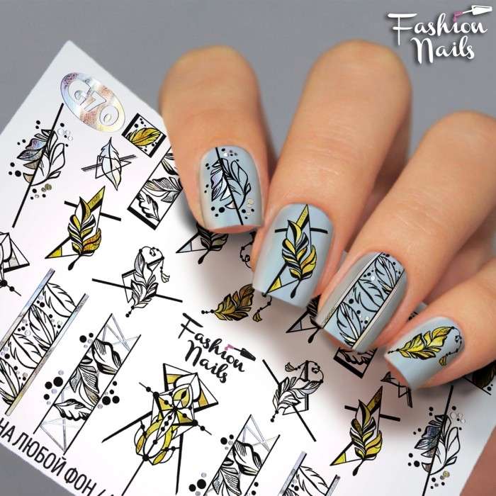 Fashion Nails Слайдер-дизайн GALAXY № 70