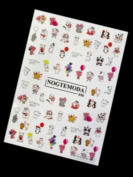 Наклейки Nogtemoda № 036