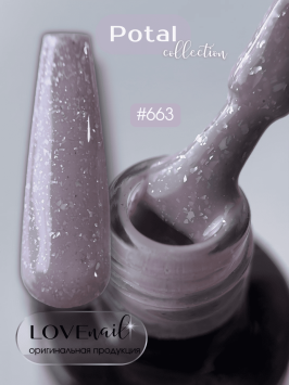 663 LOVE NAIL ГЕЛЬ ЛАК класса Premium      