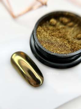 Втирка металлик светлое золото, Арт.1121