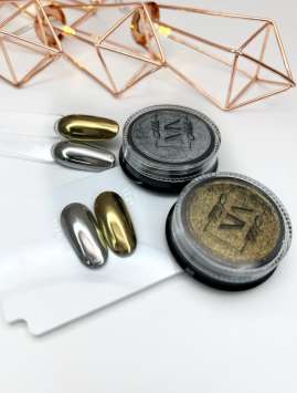 Втирка металлик светлое золото, Арт.1121