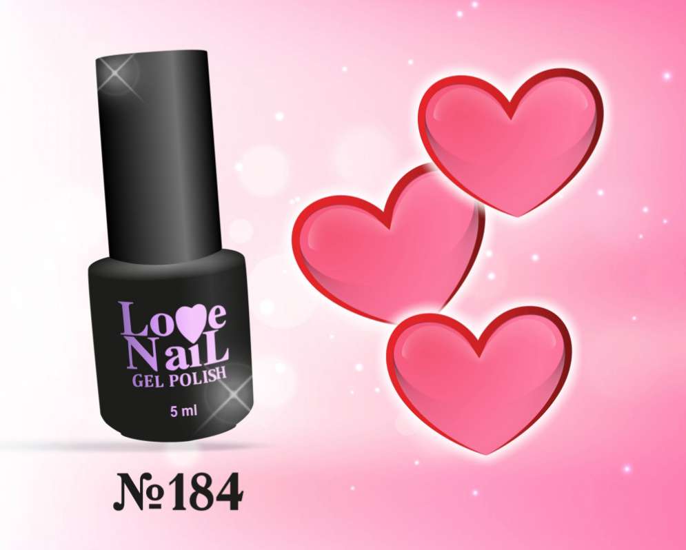 184 LOVE NAIL ГЕЛЬ ЛАК класса Premium  