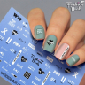 Fashion Nails Слайдер-дизайн WHITE № 39