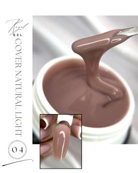 Моделирующий гель Royal Cover Natural Light №4  прочный гель для наращивания ногтей