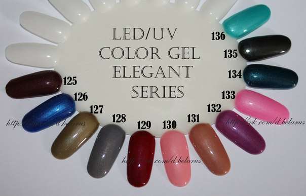 Набор цветных гелей СANNI ELEGANT SERIES 12 шт