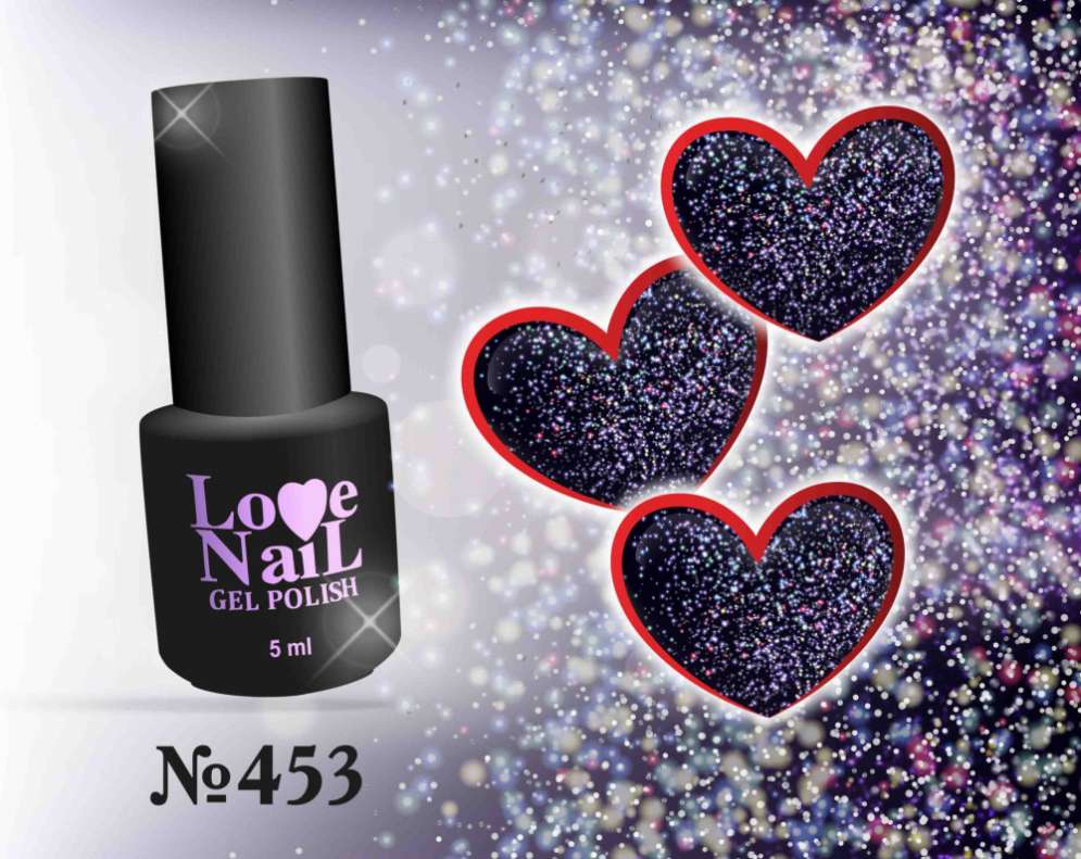 453 LOVE NAIL ГЕЛЬ ЛАК класса Premium                 