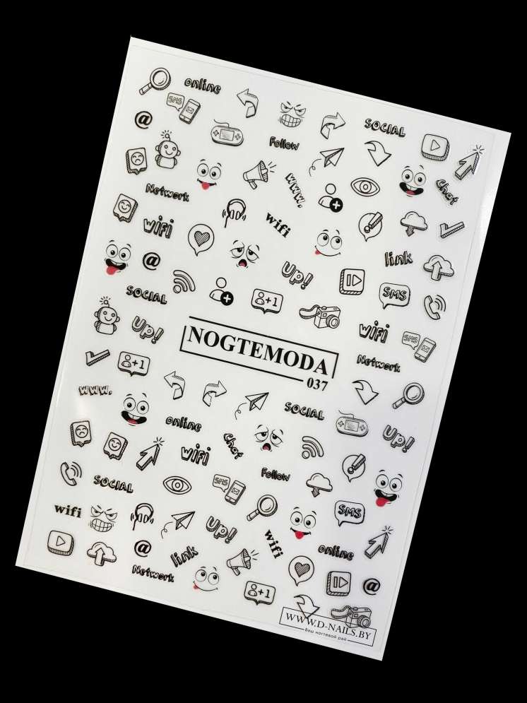 Наклейки Nogtemoda № 037