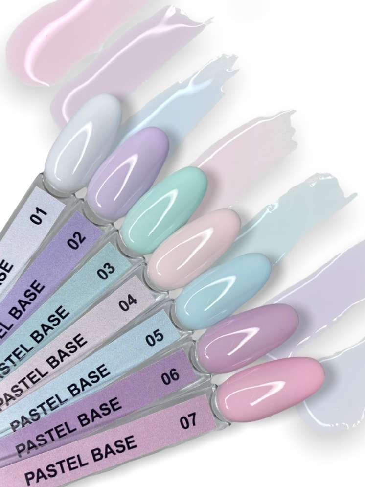 LOVE NAIL Каучуковая камуфлирующая база PASTEL №6