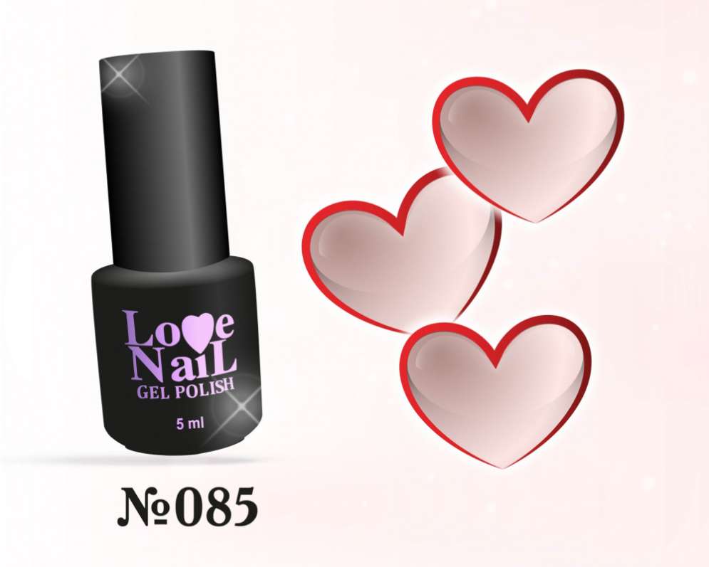 085 LOVE NAIL ГЕЛЬ ЛАК класса Premium   
