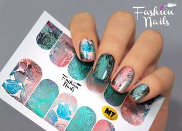 Fashion Nails Слайдер-дизайн METALLIC № 7