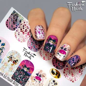 Fashion Nails Слайдер-дизайн METALLIC № 73