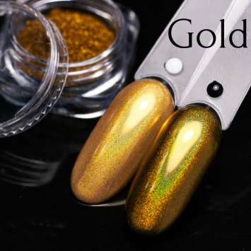 Голографический пигмент МИРАЖ Gold 0,3гр 