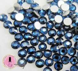 Стразы ss4 Montana 1.5-1.7mm 100шт 