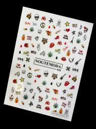 Наклейки Nogtemoda № 038