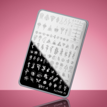 Пластина для стемпинга MAX Flower 01