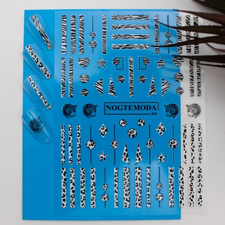 Наклейки Nogtemoda № 020