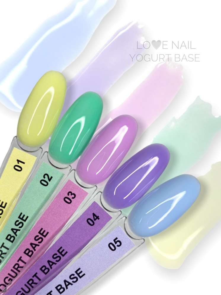 LOVE NAIL Каучуковая камуфлирующая база YOGURT №3