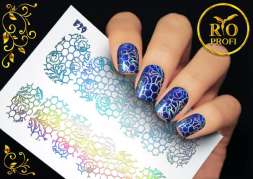 Rio Profi Слайдер дизайн фольгированный Серебро №29