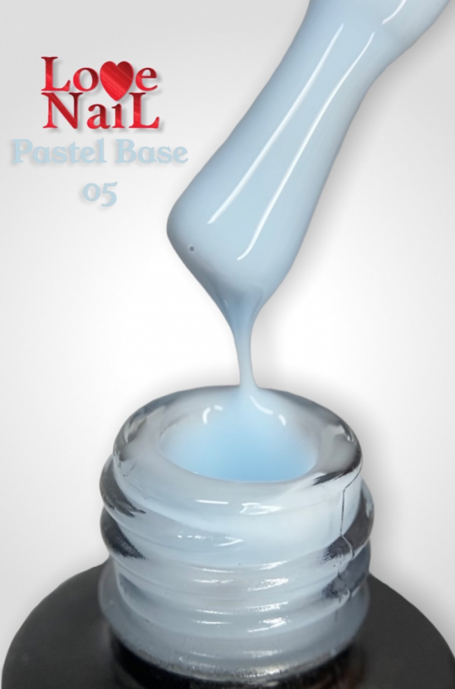 LOVE NAIL Каучуковая камуфлирующая база PASTEL №5