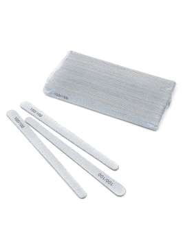 Пилка деревянная капля серая 100/100 (50 шт/уп) 