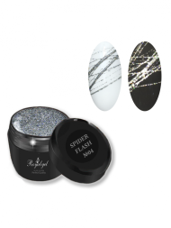 Светоотражающая гель-паутинка SPIDER "Disco Silver" 5 ml