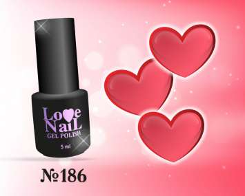 186 LOVE NAIL ГЕЛЬ ЛАК класса Premium  