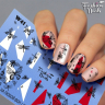 Fashion Nails Слайдер-дизайн WHITE № 41