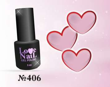 406 LOVE NAIL ГЕЛЬ ЛАК класса Premium      