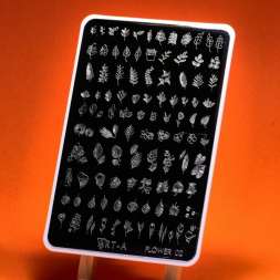 Пластина для стемпинга MAX Flower 02